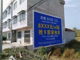 赫章墙体广告质量分析