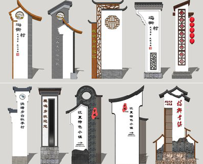 赫章美丽乡村标识标牌有哪些分类？