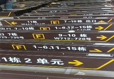 赫章广告标识中，常见的几种安装方式。